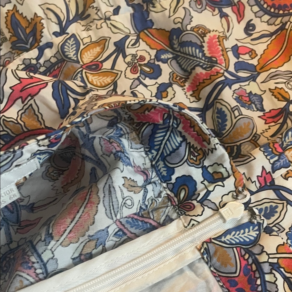 BODEN tiered SKIRT US 6 floral Multicolor EC - Picture 5 of 8